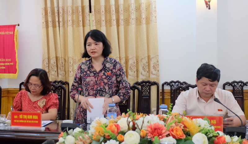 Đoàn khảo sát của Ủy ban Văn hóa, Giáo dục làm việc với UBND tỉnh Nam Định -3
