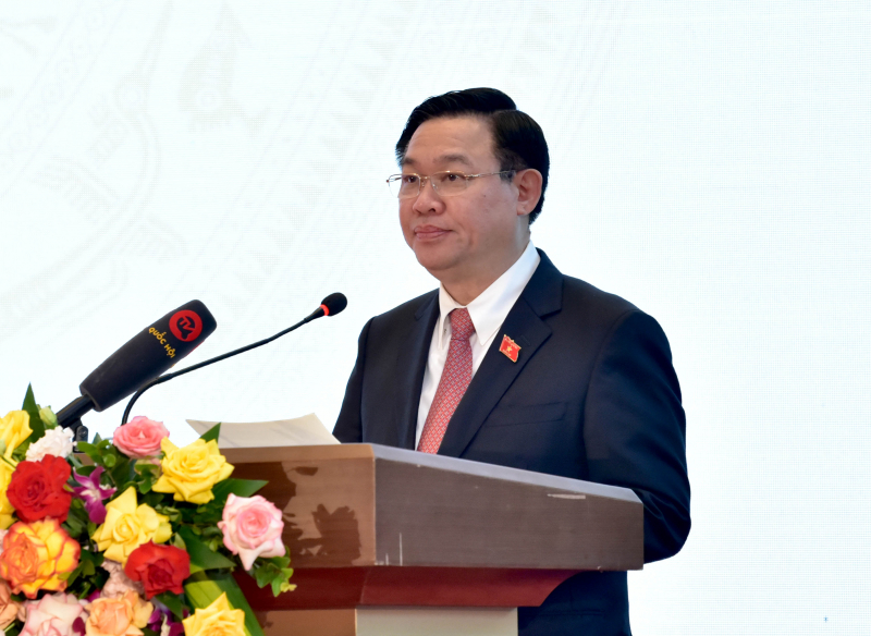Chủ tịch Nước Nguyễn Xuân Phúc, Chủ tịch Quốc hội Vương Đình Huệ dự kỷ niệm 30 năm thành lập Ủy ban Quốc phòng và An ninh -0