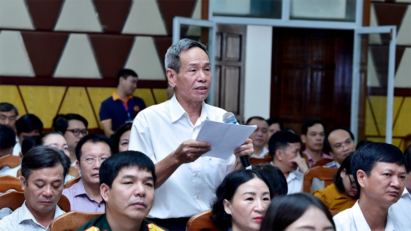 Một số hình ảnh Chủ tịch Quốc hội Vương Đình Huệ tiếp xúc cử tri huyện Thuỷ Nguyên, TP. Hải Phòng