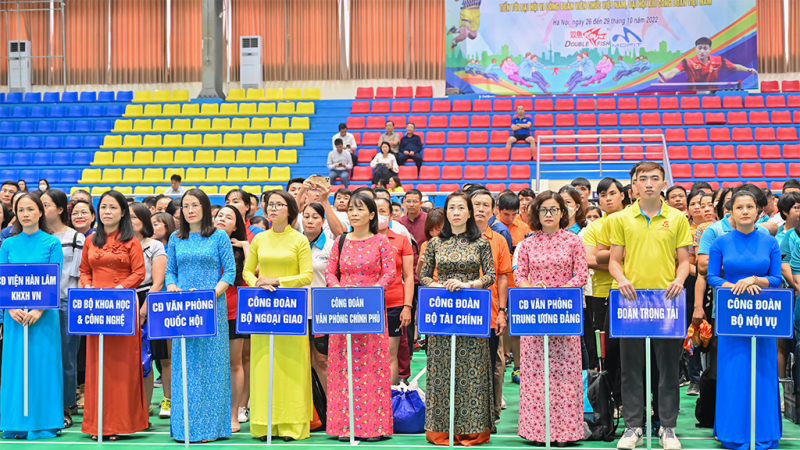 Khai mạc Giải Thể thao Công đoàn Viên chức Việt Nam năm 2022 -0