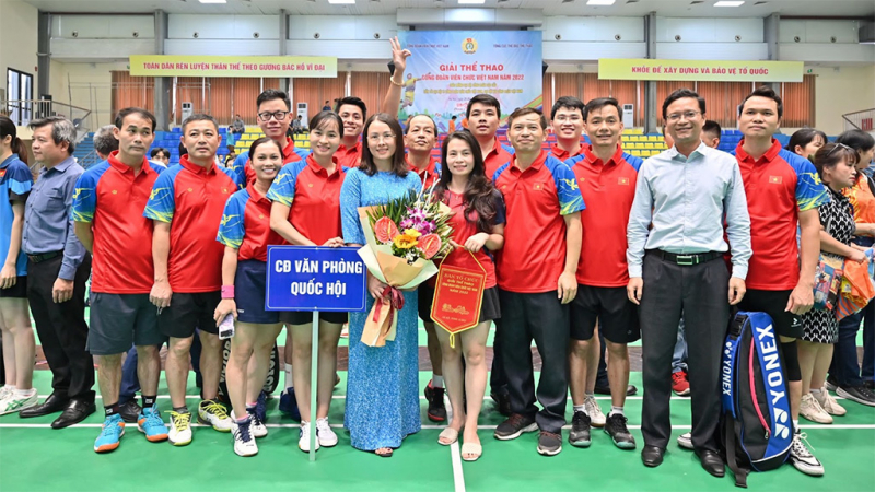 Khai mạc Giải Thể thao Công đoàn Viên chức Việt Nam năm 2022 -2