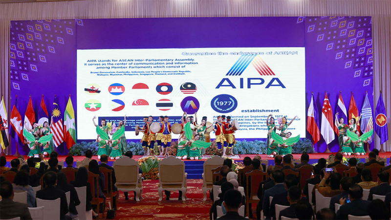 Một số hình ảnh Chủ tịch Quốc hội Vương Đình Huệ dự Lễ khai mạc AIPA-43 -1