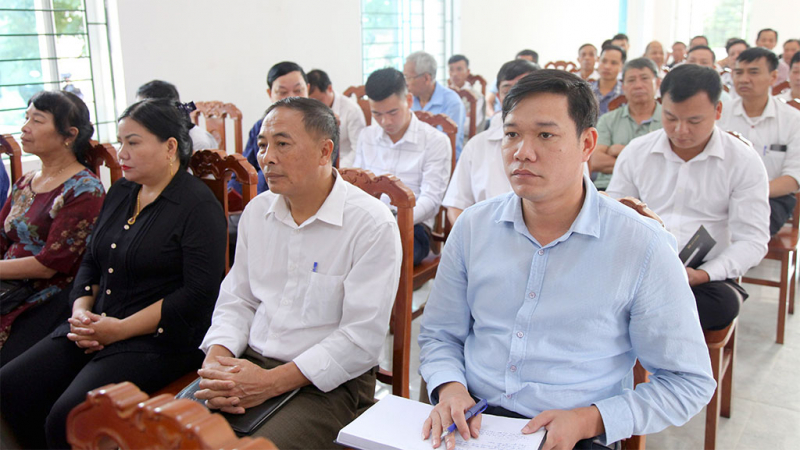 Bộ trưởng Bộ Nội vụ Phạm Thị Thanh Trà tiếp xúc cử tri huyện Yên Bình, Yên Bái -2