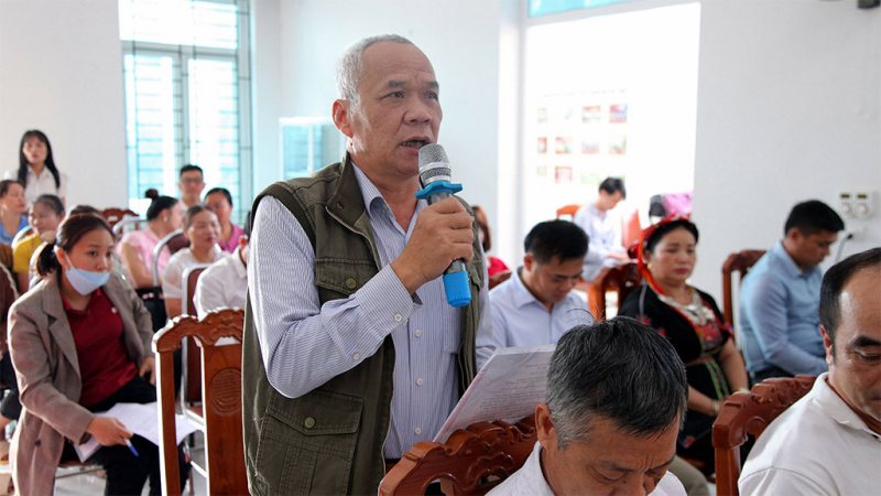 Bộ trưởng Bộ Nội vụ Phạm Thị Thanh Trà tiếp xúc cử tri huyện Yên Bình, Yên Bái -3