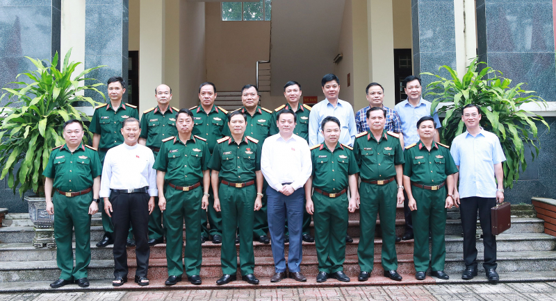 Thượng tướng Nguyễn Tân Cương tiếp xúc cử tri tại Lữ đoàn Đặc công 429 -0