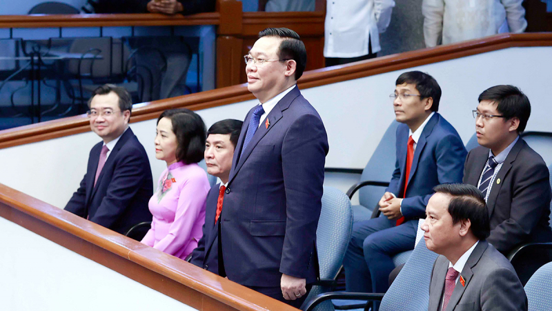 Một số hình Chủ tịch Quốc hội Vương Đình Huệ thăm chính thức Cộng hoà Philippines