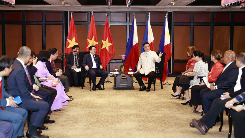 Một số hình Chủ tịch Quốc hội Vương Đình Huệ thăm chính thức Cộng hoà Philippines