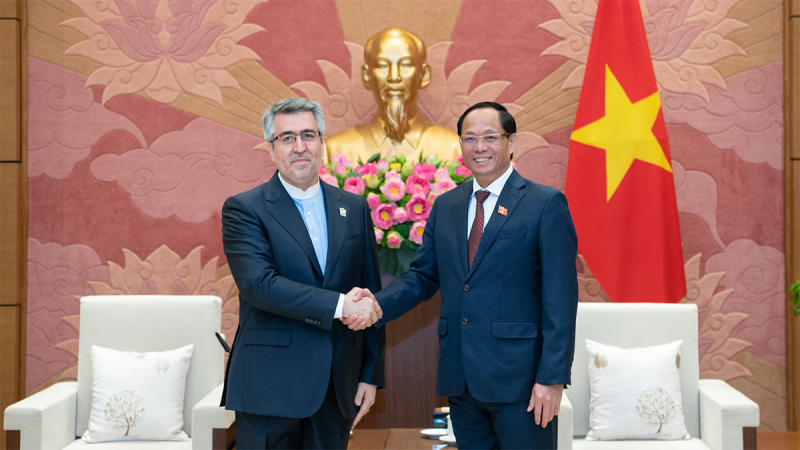 Phó Chủ tịch Quốc hội, Thượng tướng Trần Quang Phương tiếp Đại sứ Iran tại Việt Nam -2
