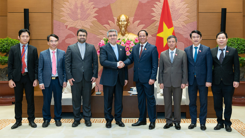 Phó Chủ tịch Quốc hội, Thượng tướng Trần Quang Phương tiếp Đại sứ Iran tại Việt Nam -1