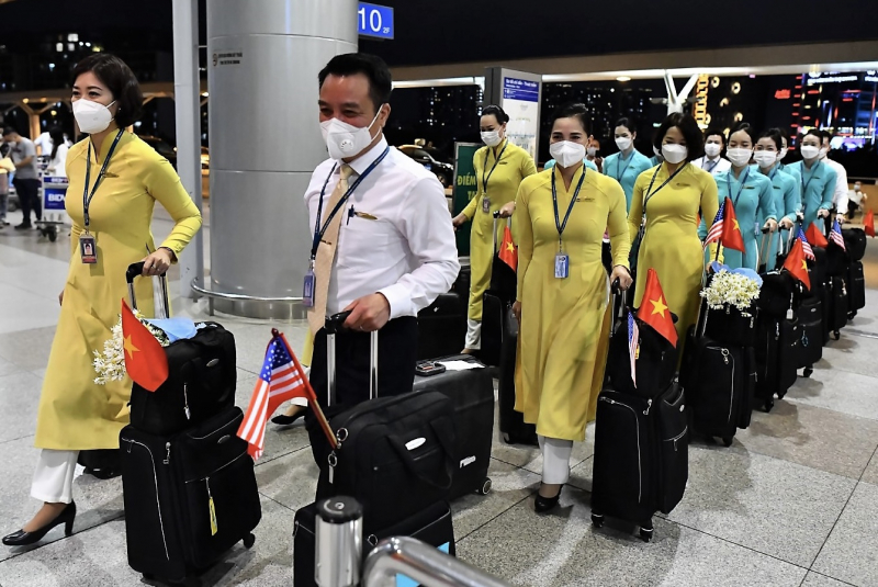 Vietnam Airlines kỷ niệm 01 năm mở đường bay thẳng Việt - Mỹ -0