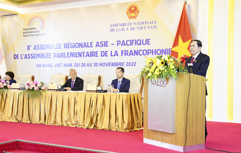 Phó Chủ tịch Thường trực Quốc hội Trần Thanh Mẫn chủ trì Phiên khai mạc Hội nghị lần thứ 10 Vùng châu Á - Thái Bình Dương trong APF -0