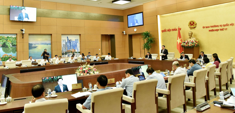 Khai mạc Phiên họp thứ 17 của Ủy ban Thường vụ Quốc hội