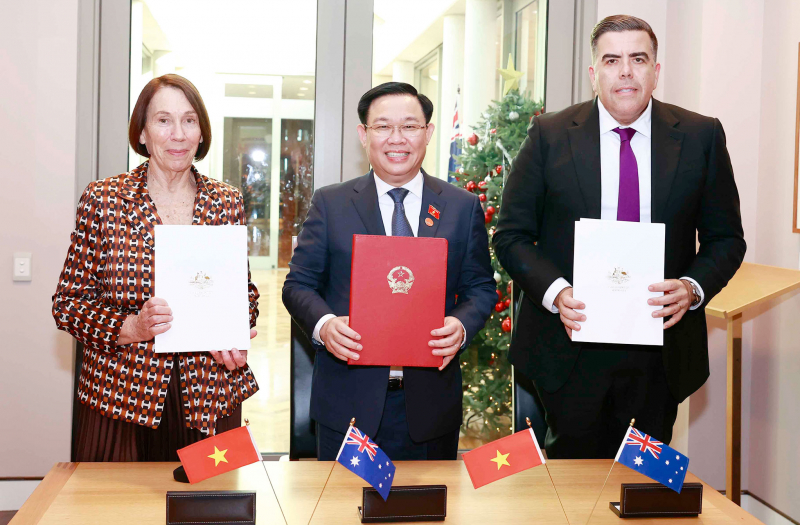 Quốc hội Việt Nam và Nghị viện Australia ký thoả thuận hợp tác -0