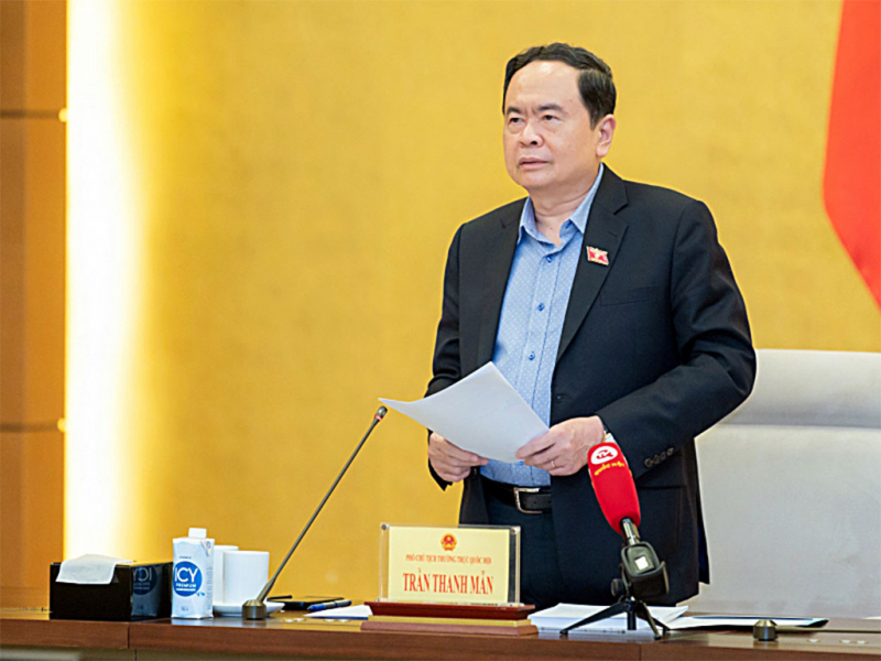 Phó Chủ tịch Thường trực Quốc hội Trần Thanh Mẫn chủ trì cuộc họp giao ban giữa Lãnh đạo Quốc hội với Thường trực các cơ quan của Quốc hội -3