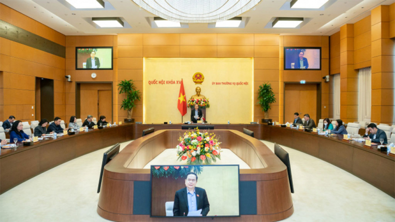 Phó Chủ tịch Thường trực Quốc hội Trần Thanh Mẫn chủ trì cuộc họp giao ban giữa Lãnh đạo Quốc hội với Thường trực các cơ quan của Quốc hội -2
