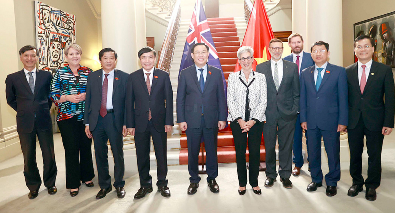 Chủ tịch Quốc hội Vương Đình Huệ: Hợp tác địa phương, giao lưu nhân dân là trụ cột quan trọng trong quan hệ Việt Nam - Australia -0