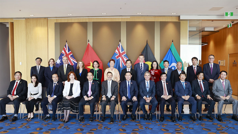 Một số hình ảnh Chủ tịch Quốc hội Vương Đình Huệ thăm chính thức Australia