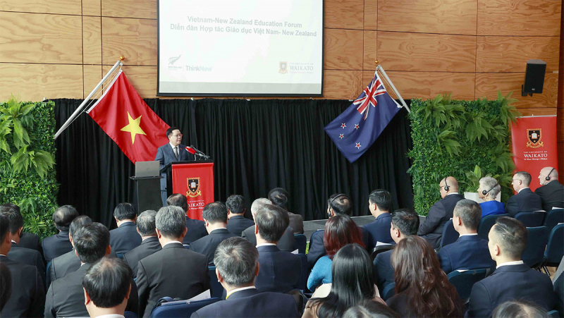 Một số hình ảnh Chủ tịch Quốc hội Vương Đình Huệ dự Diễn đàn Hợp tác giáo dục Việt Nam - New Zealand