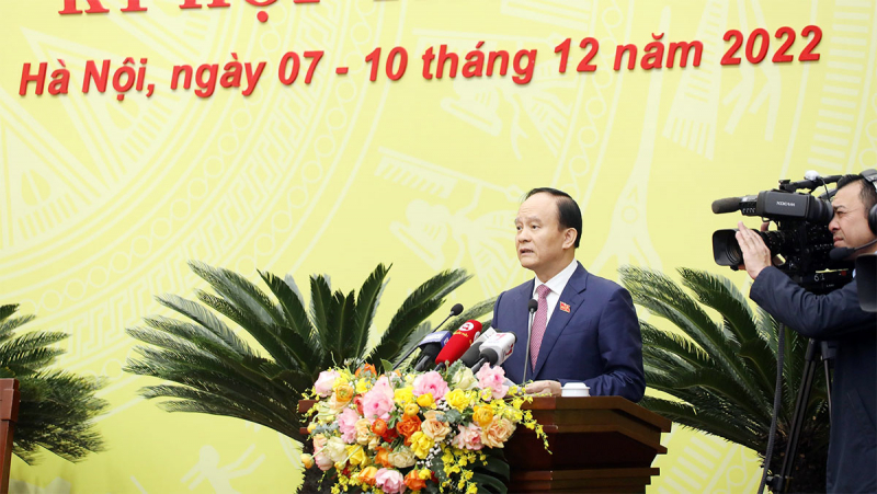 Phó Chủ tịch Quốc hội Nguyễn Đức Hải dự Kỳ họp thứ Mười, HĐND TP. Hà Nội -1