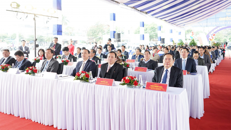 Phó Chủ tịch Thường trực Quốc hội Trần Thanh Mẫn dự lễ khởi công dự án giao thông trọng điểm tại TP. Huế -3