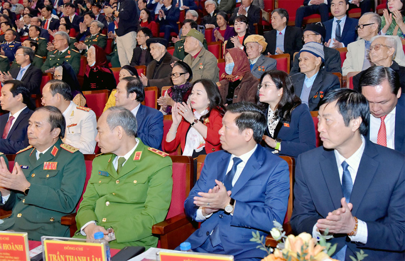 Chủ tịch Quốc hội Vương Đình Huệ dự Lễ kỷ niệm 60 năm Ngày Bác Hồ về thăm tỉnh Vĩnh Phúc