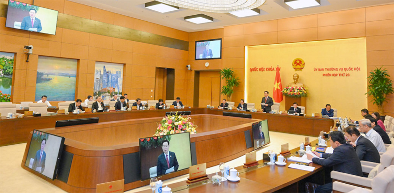 Một số hình ảnh Khai mạc Phiên họp thứ 20 của Ủy ban Thường vụ Quốc hội -0