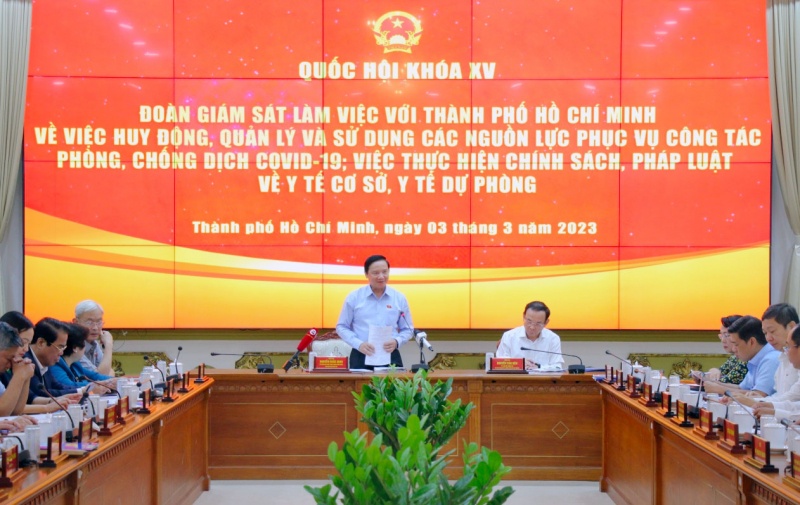 Phó Chủ tịch Quốc hội Nguyễn Khắc Định chủ trì làm việc với UBND TP. Hồ Chí Minh -0