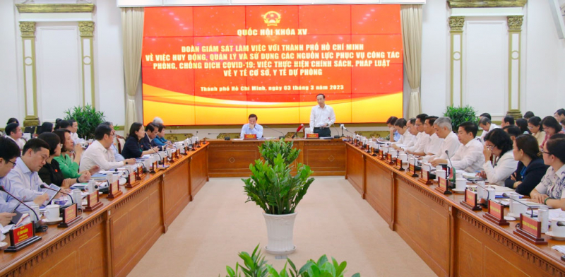 Phó Chủ tịch Quốc hội Nguyễn Khắc Định chủ trì làm việc với UBND TP. Hồ Chí Minh -0