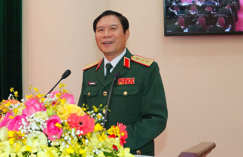 Thượng tướng Nguyễn Tân Cương chủ trì Lễ trao Giấy chứng nhận chức danh sĩ quan chuyên môn - Kỹ thuật - Nghiệp vụ năm 2022 -0