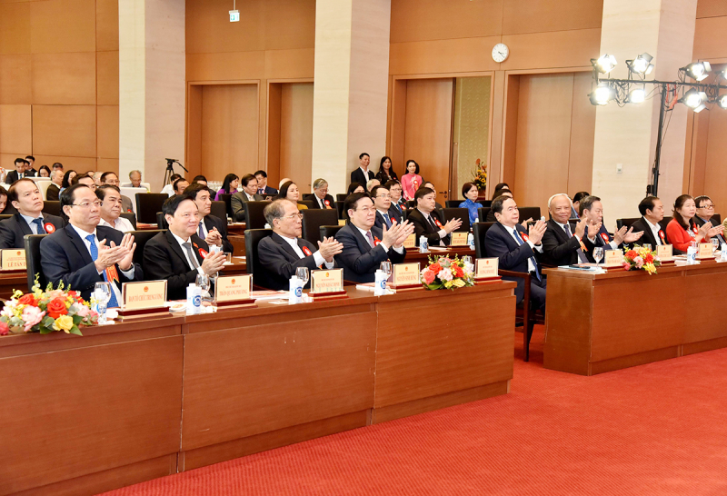 Chủ tịch Quốc hội Vương Đình Huệ dự Lễ kỷ niệm 20 năm thành lập Ban Công tác đại biểu -0