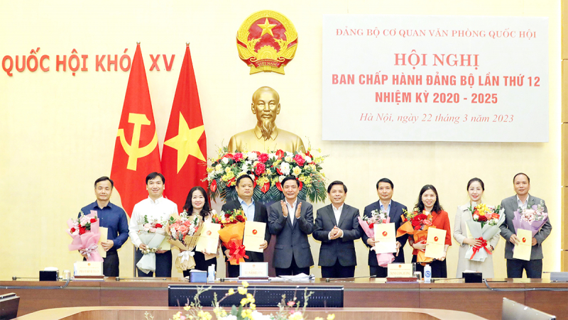 Ban Chấp hành Đảng bộ cơ quan Văn phòng Quốc hội tiến hành Hội nghị lần thứ XII -2
