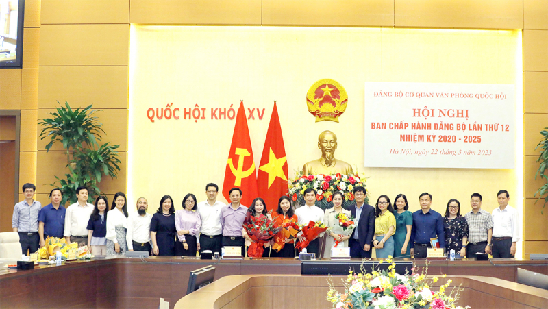 Ban Chấp hành Đảng bộ cơ quan Văn phòng Quốc hội tiến hành Hội nghị lần thứ XII -1