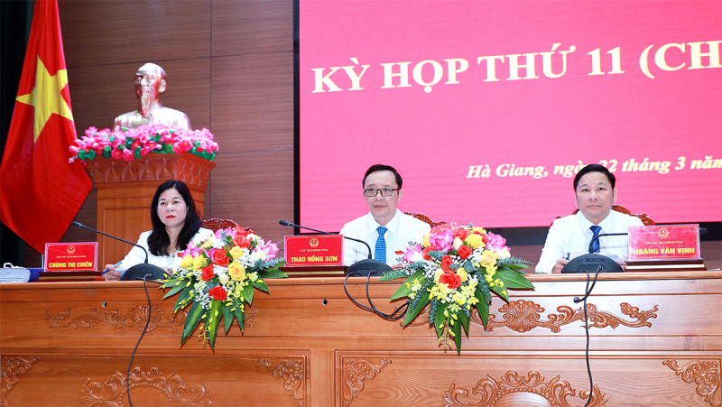 HĐND tỉnh Hà Giang xem xét, thông qua 14 Nghị quyết tại Kỳ họp thứ 11 -1