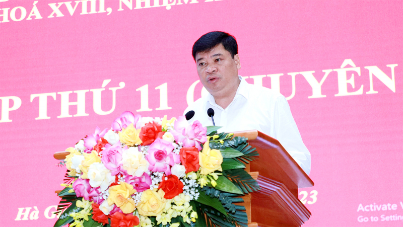 HĐND tỉnh Hà Giang xem xét, thông qua 14 Nghị quyết tại Kỳ họp thứ 11 -2