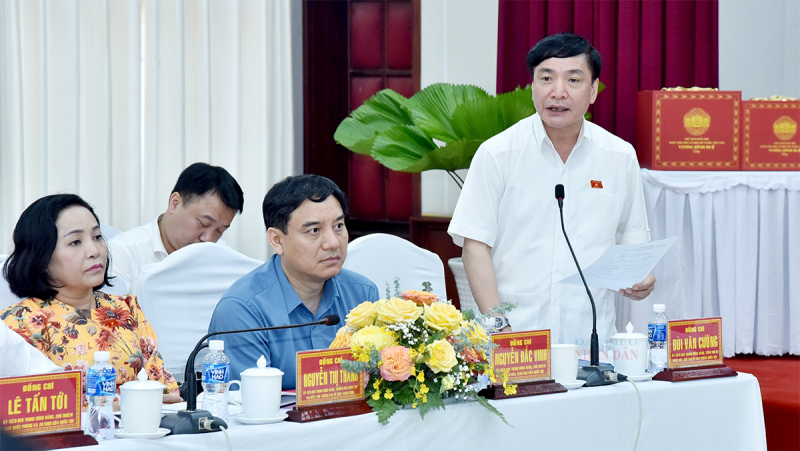 Chủ tịch Quốc hội Vương Đình Huệ: Cụ thể hoá các trụ cột phát triển để Bình Thuận bứt phá mạnh mẽ -7