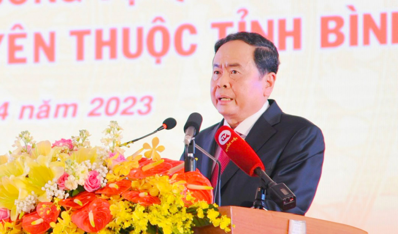 Phó Chủ tịch Thường trực Quốc hội Trần Thanh Mẫn dự Lễ công bố Nghị quyết thành lập thành phố Tân Uyên, Bình Dương -0
