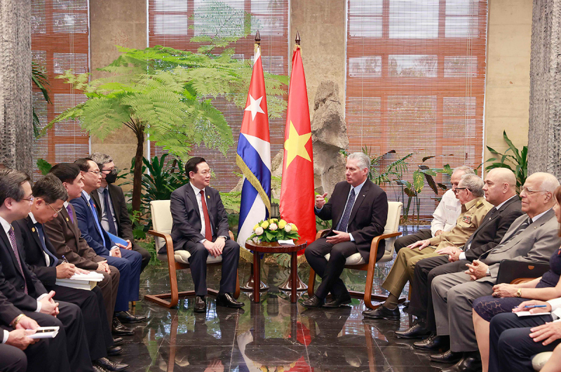 Một số hình ảnh Chủ tịch Quốc hội Vương Đình Huệ thăm chính thức Cuba -5