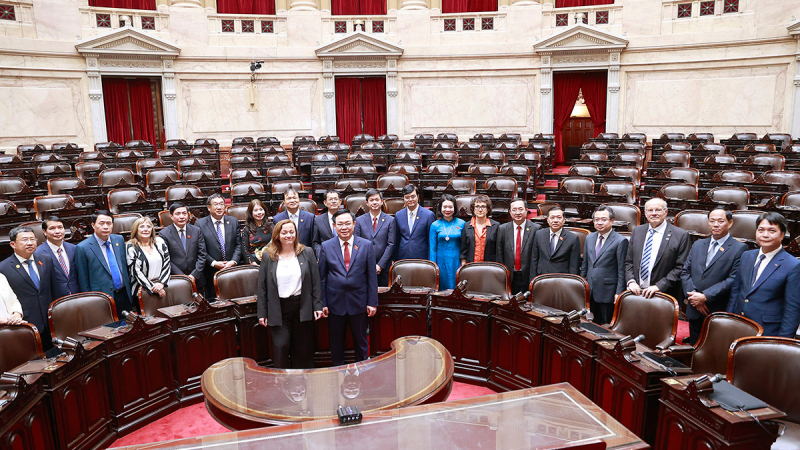 Một số hình ảnh Chủ tịch Quốc hội Vương Đình Huệ thăm chính thức Cộng hoà Argentina