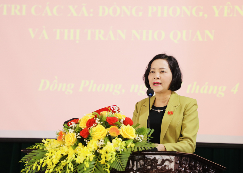Trưởng Ban Công tác đại biểu Nguyễn Thị Thanh tiếp xúc cử tri tỉnh Ninh Bình -0
