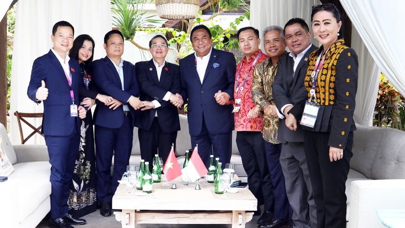 Phó Chủ tịch Quốc hội Nguyễn Đức Hải tiếp xúc song phương với Phó Chủ tịch Quốc hội Indonesia -0