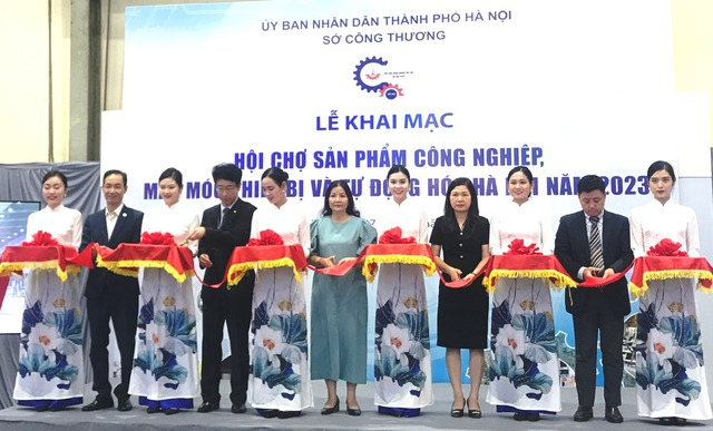 Khai mạc Hội chợ sản phẩm công nghiệp và tự động hóa Hà Nội năm 2023