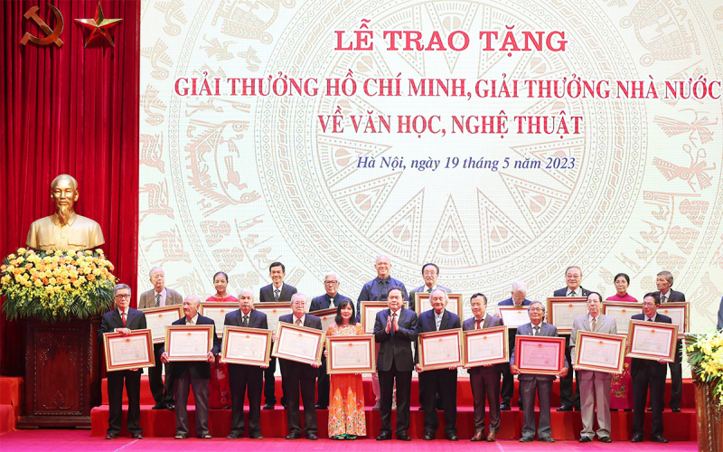 Lễ trao tặng Giải thưởng Hồ Chí Minh, Giải thưởng Nhà nước về văn học nghệ thuật -5