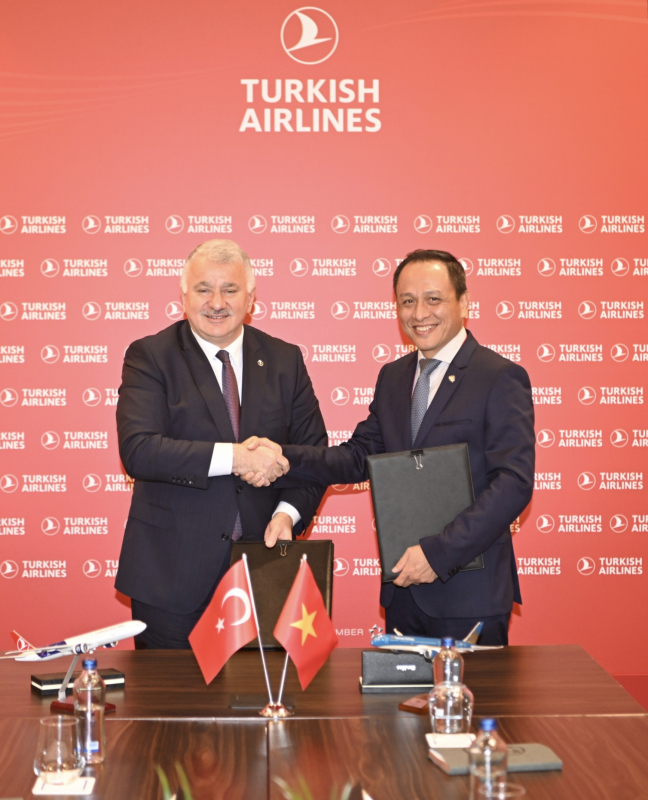 Turkish Airlines và Vietnam Airlines ký kết hợp tác liên danh -0