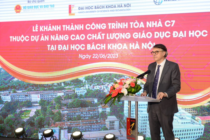 Đại học Bách khoa Hà Nội khánh thành tòa nhà C7 thuộc Dự án do World Bank tài trợ -0