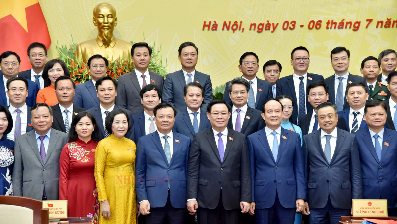 Một số hình ảnh Chủ tịch Quốc hội Vương Đình Huệ dự khai mạc Kỳ họp thứ 12, HĐND thành phố Hà Nội Khoá XVI -0