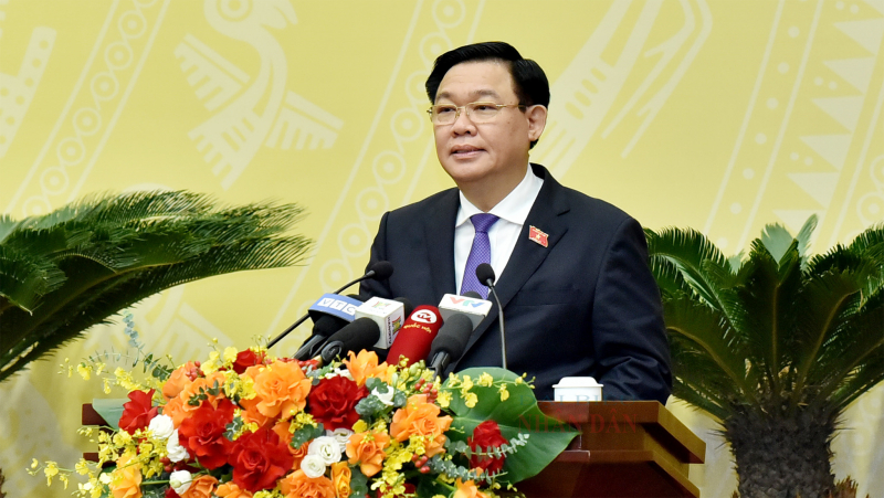 Chủ tịch Quốc hội Vương Đình Huệ: Sửa đổi Luật Thủ đô, tạo nền tảng pháp lý để Hà Nội phát triển xứng tầm -0