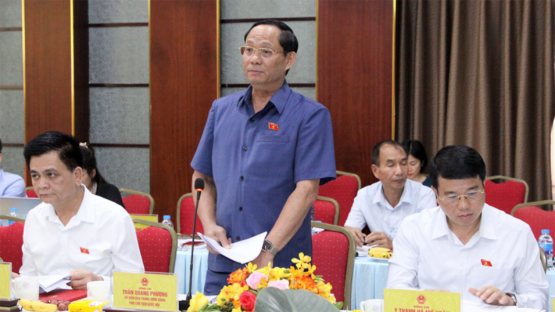 Phó Chủ tịch Quốc hội, Thượng tướng Trần Quang Phương chủ trì làm việc với UBND tỉnh Lào Cai về thực hiện 3 Chương trình mục tiêu quốc gia -0