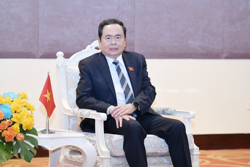Phó Chủ tịch Thường trực Quốc hội Trần Thanh Mẫn tiếp Phó Chủ tịch Quốc hội Lào -1