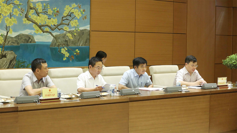 Phó Chủ tịch Quốc hội Nguyễn Khắc Định chủ trì phiên họp về dự thảo Quy định kiểm soát quyền lực trong xây dựng pháp luật -0
