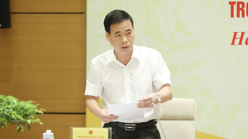 Phó Chủ tịch Quốc hội Nguyễn Khắc Định chủ trì phiên họp về dự thảo Quy định kiểm soát quyền lực trong xây dựng pháp luật -1